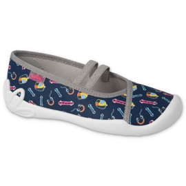 Scarpe per bambini Befado 116Y313 blu navy multicolore 2