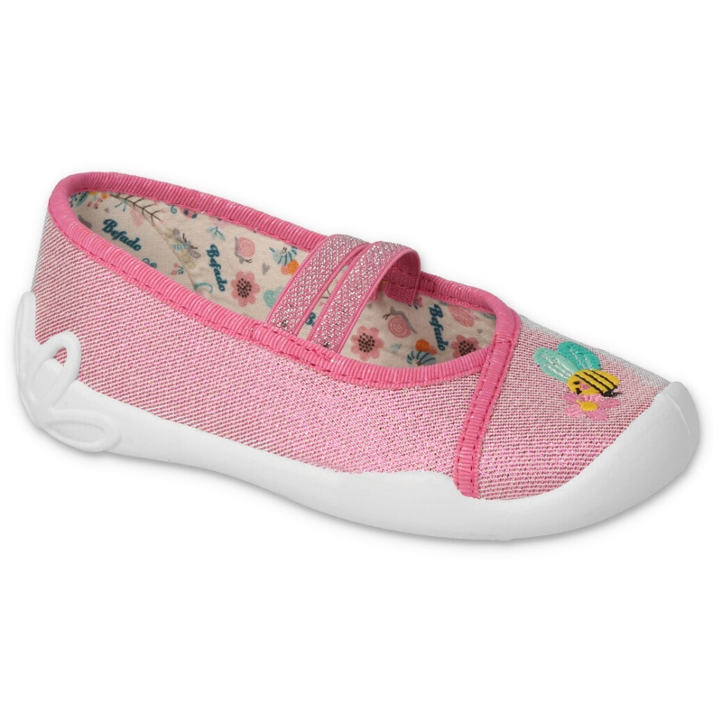 Scarpe per bambini Befado 116X311 rosa argento 1