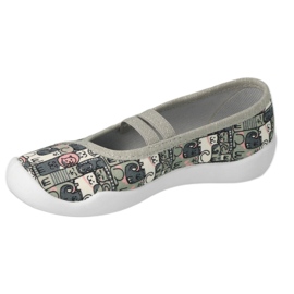 Scarpe per bambini Befado 116X315 rosa grigio 2
