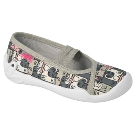 Scarpe per bambini Befado 116X315 rosa grigio 4