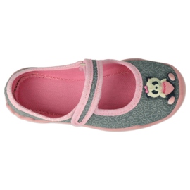 Scarpe per bambini Befado 114X506 rosa grigio 2