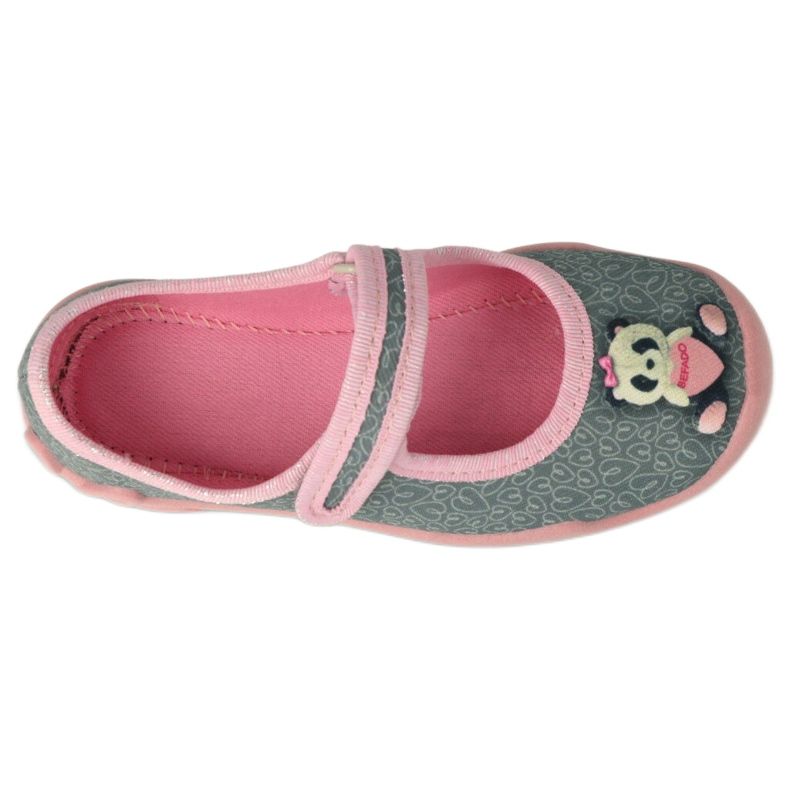 Scarpe per bambini Befado 114X506 rosa grigio 2