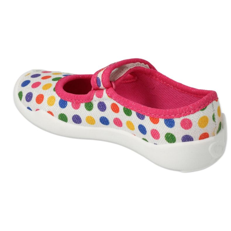 Slifori per bambini di Befado rosa con ruote colorate 114x494 2