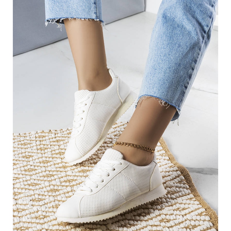 PA1 Sneaker traforate bianche di Braelyn bianco 1