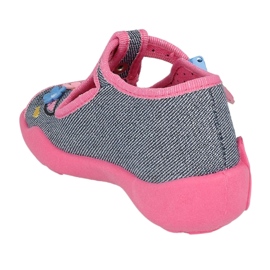 Pantofole per bambini Befado 213P134 rosa 4