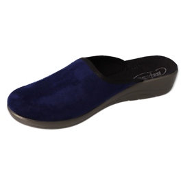 BEFADO SLIPERS PAPCI BAMBOO DONNE PU 552D019 BLU NAVY 1