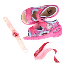 Scarpe per bambini Befado pu 065P147 rosa 2