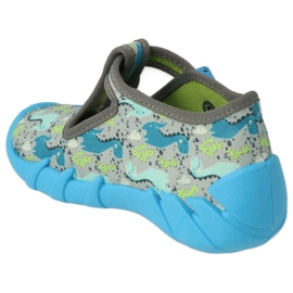Scarpe per bambini Befado 110P465 blu grigio verde 2