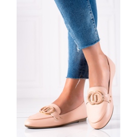 Diamantique Mocassini Con Ornamento beige 1