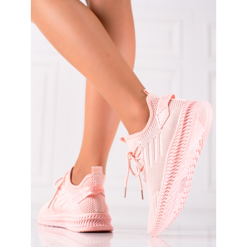 Sweet Shoes Scarpe sportive in tessuto rosa 1
