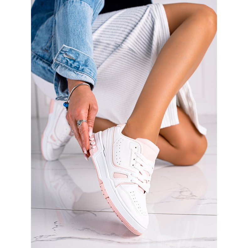 SHELOVET Scarpe sportive alla moda bianco 1
