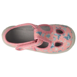 Scarpe per bambini Befado 533P022 rosa argento 1