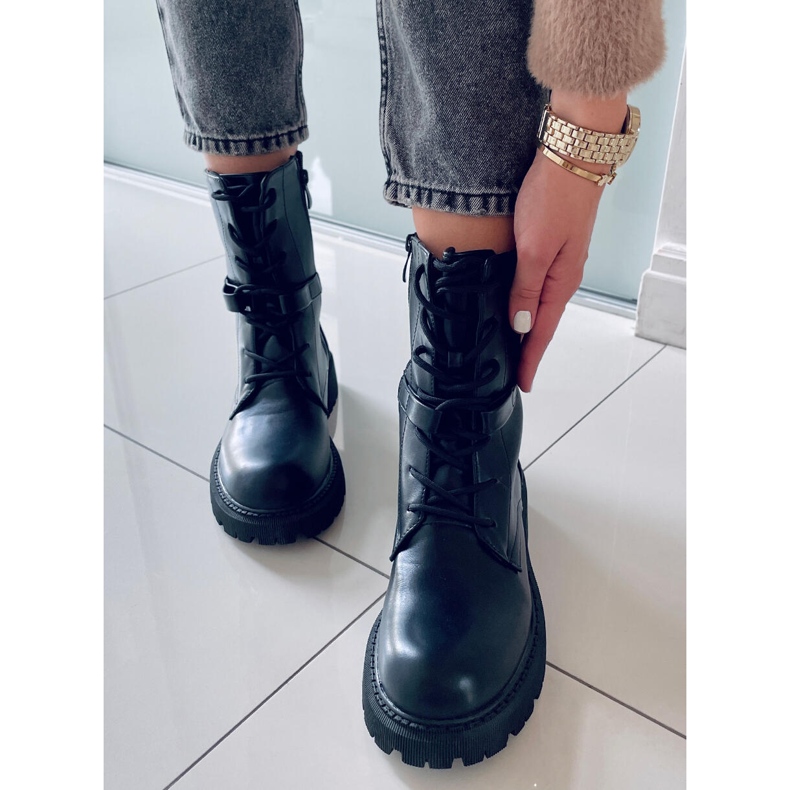 BM Stivali stringati Barkley Black nero 1