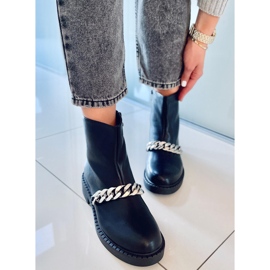 PA1 Foster Stivaletti catena da donna di colore nero 1