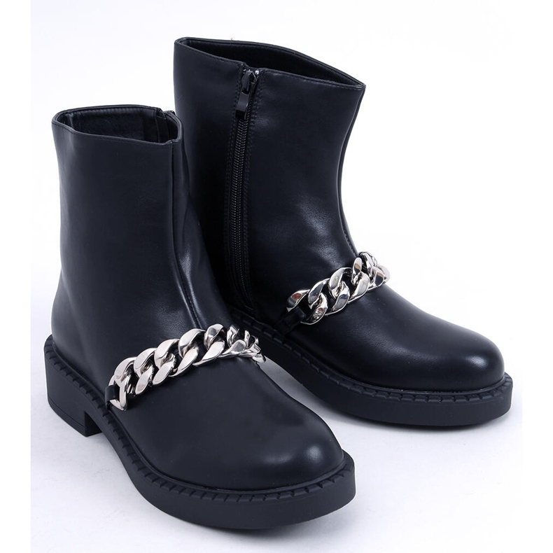 PA1 Foster Stivaletti catena da donna di colore nero 2