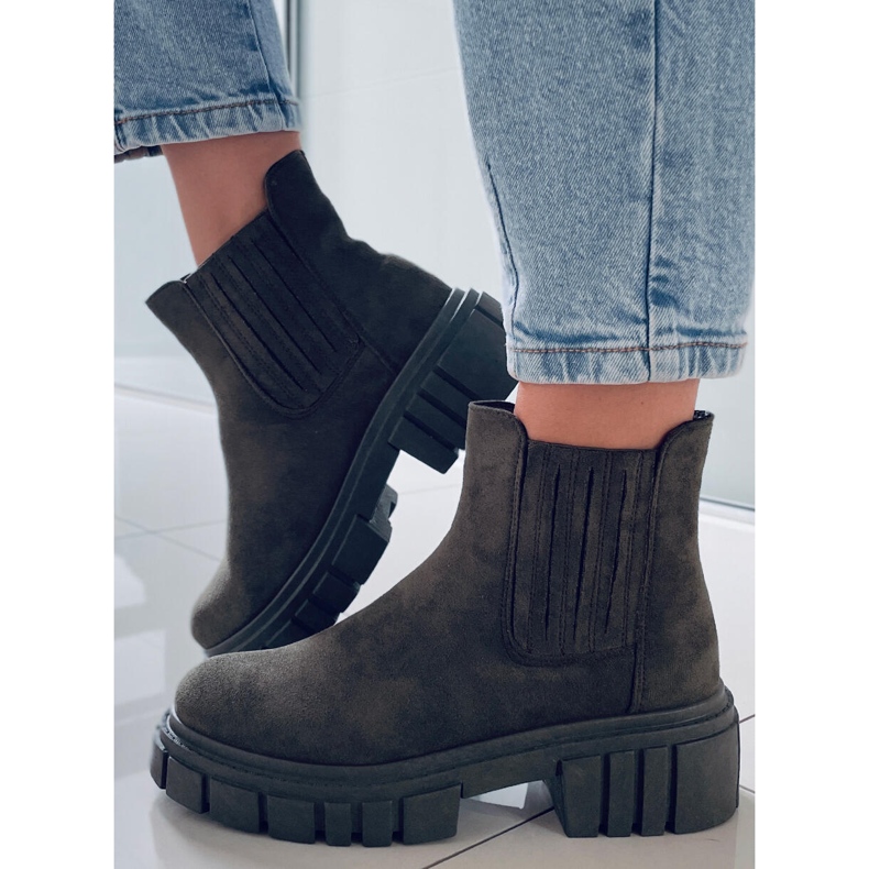 PA1 Stivali Jodhpur da donna Leigh Green cachi verde 1
