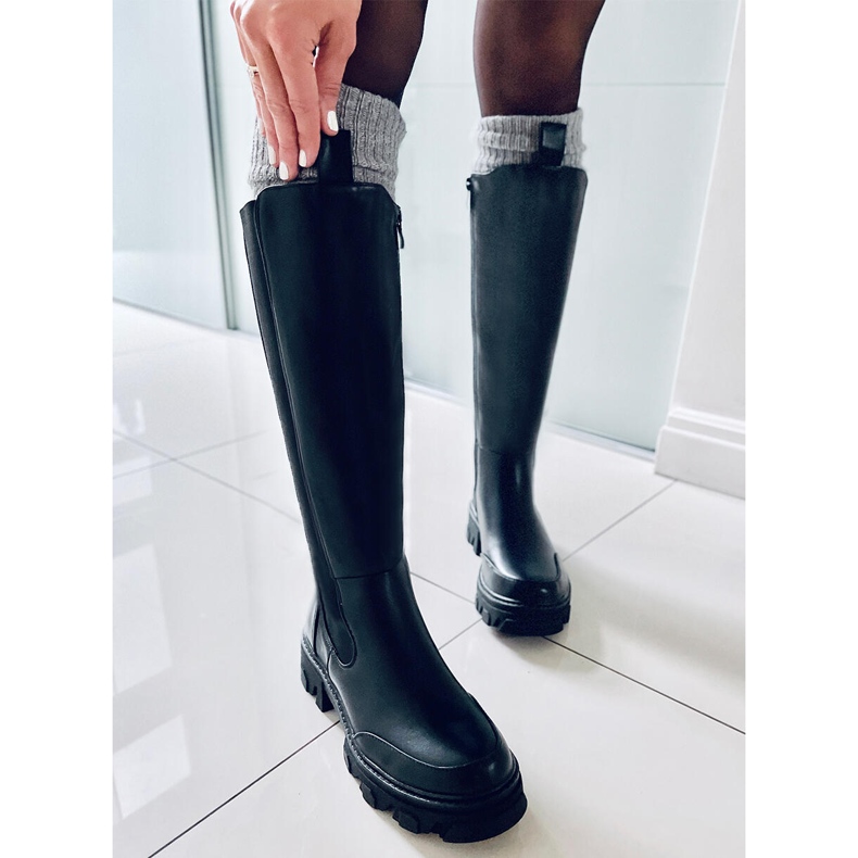 Stivaletti con tomaia elastica di Roberts Black nero 2