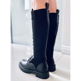 PA1 Stivaletti da lavoro con tomaia flessibile Barton Black nero 1