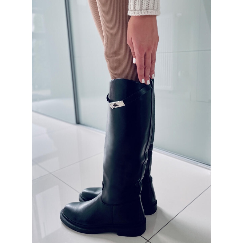 PA1 Stivali da equitazione da donna Larson neri nero 1