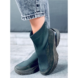 PA1 Goko Green calzino scarpe sportive verde 1