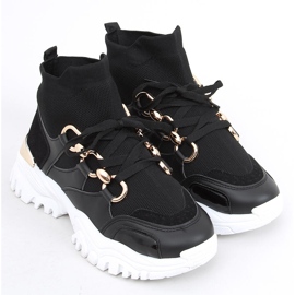 PA1 Scarpe da ginnastica alte nere Tergo nero 2
