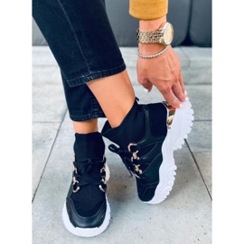 PA1 Scarpe da ginnastica alte nere Tergo nero 1