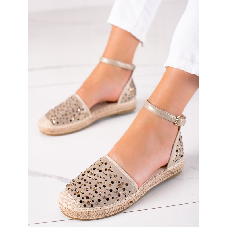 T.Sokolski Espadrillas Con Cristalli beige 2
