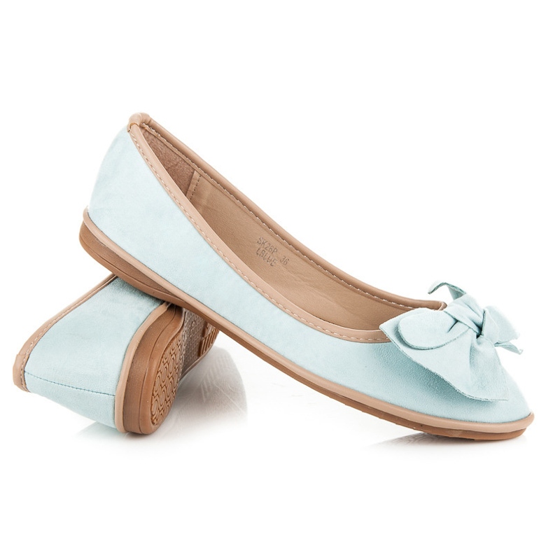 Seastar Ballerine in camoscio blu 1
