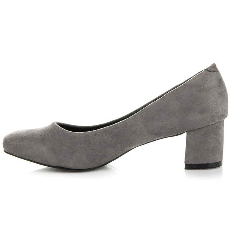 Vices New Collection Décolleté classiche in pelle scamosciata grigio 2