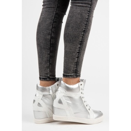 Vinceza Stivaletti allacciati grigio 2