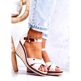 PS1 Sandali con zeppa da donna Beige Veenus marrone 2