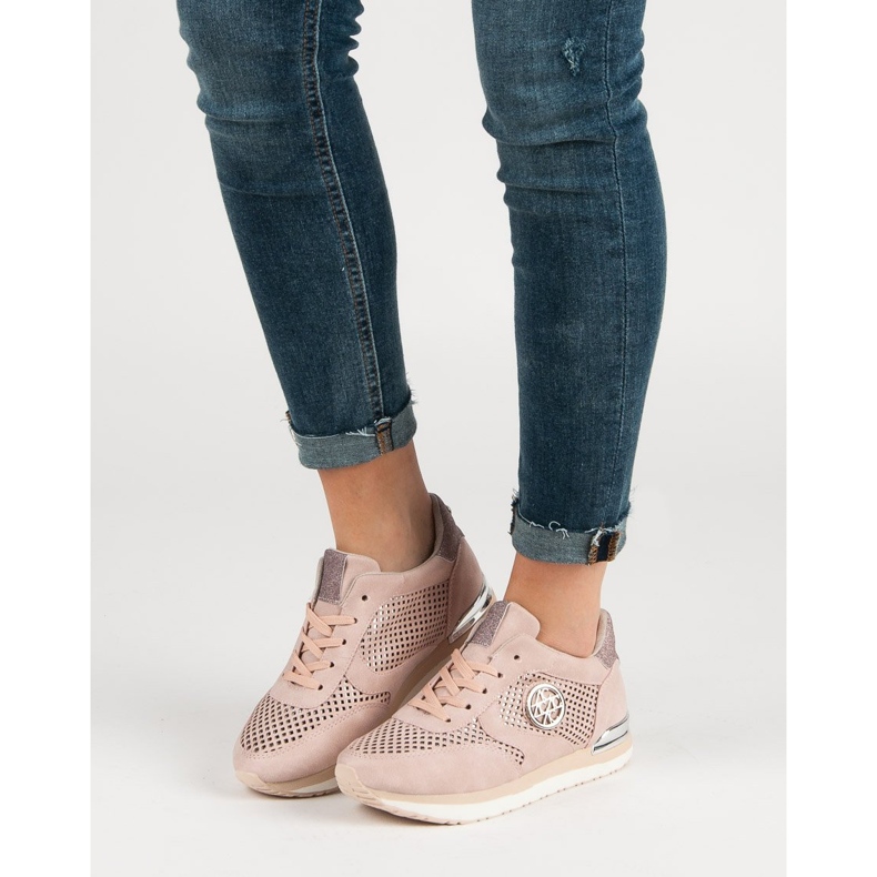 Aclys Scarpe sportive traforate rosa 1