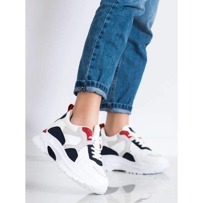 SHELOVET Scarpe da ginnastica colorate multicolore 2