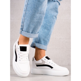 Weide Scarpe Casual Sulla Piattaforma bianco 1