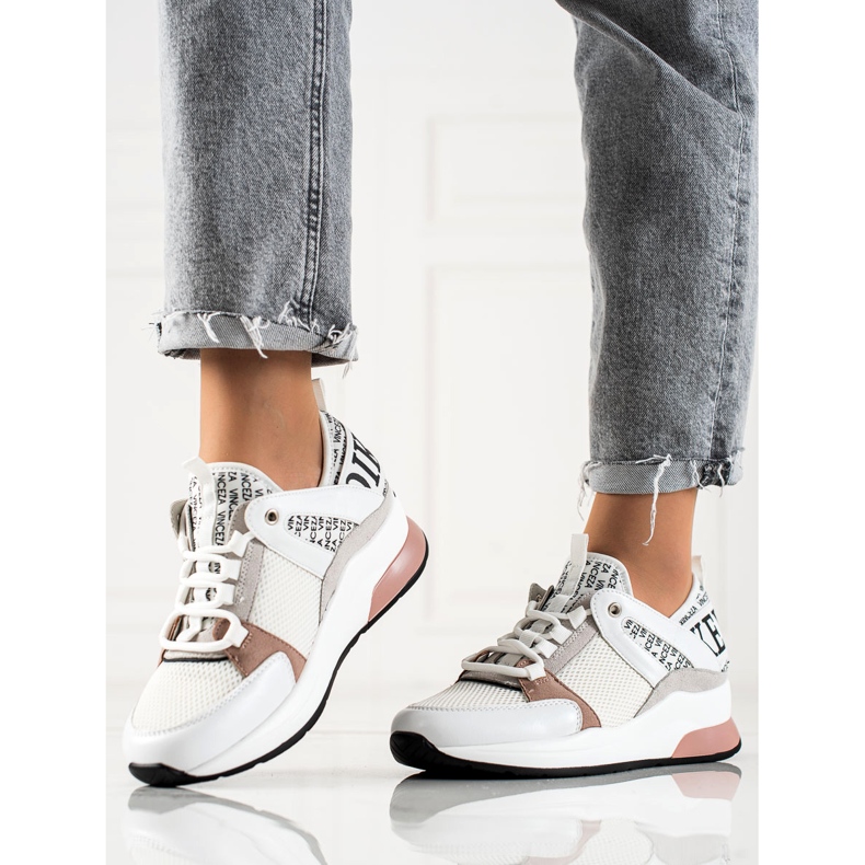 Vinceza Scarpe da ginnastica VINCENZA alla moda bianca 1