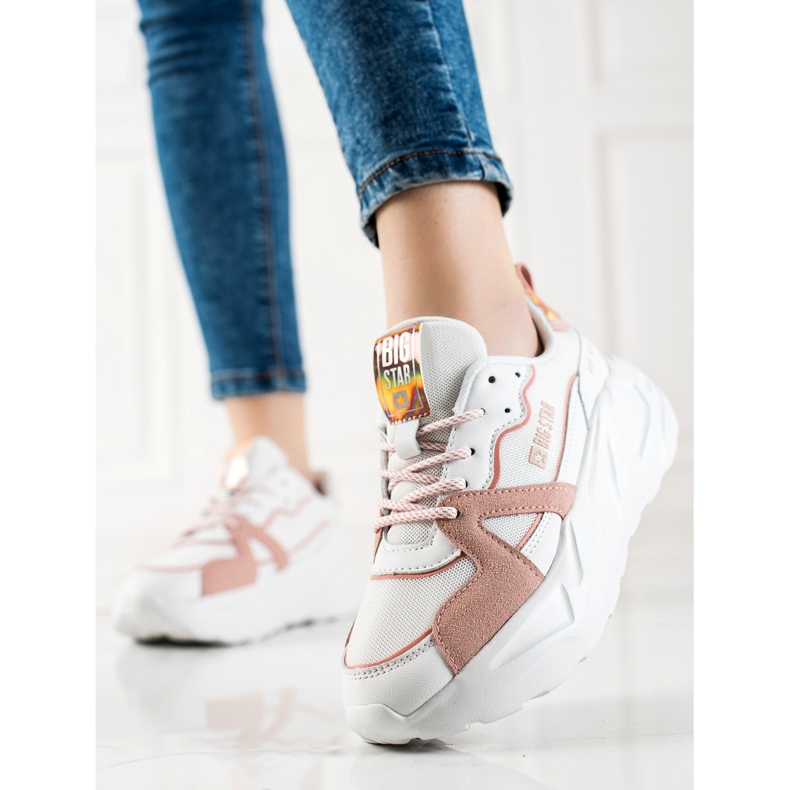 Sneakers da donna Big Star JJ274602 bianco 1