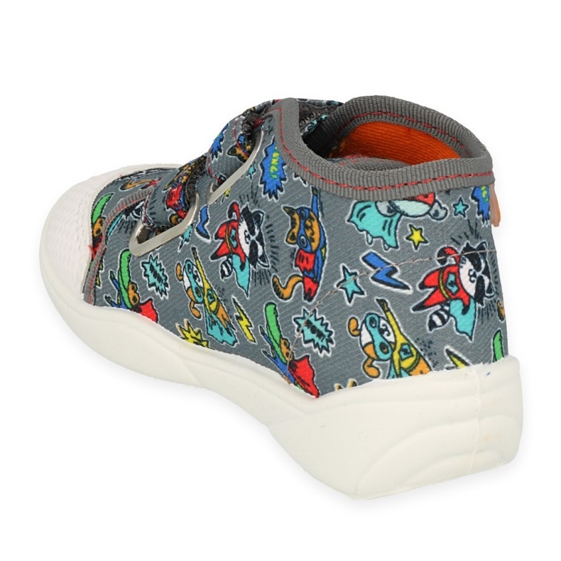 Scarpe da bambino Befado arancioni 212P079 grigio multicolore 2