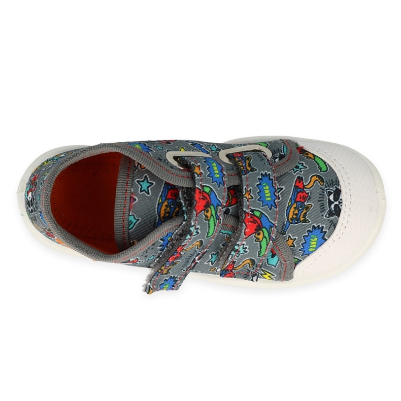 Scarpe da bambino Befado arancioni 212P079 grigio multicolore 3