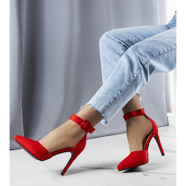 PA1 Rosso elegante Gerardo tacchi alti 1