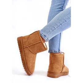 FR1 Stivali da neve caldi da donna marrone chiaro Virginia 2