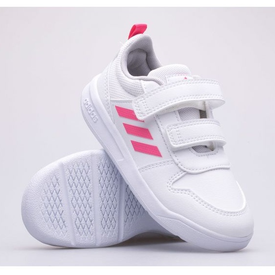 Scarpe Adidas Tensaur I Jr S24059 bianca rosa 1