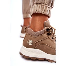 PA1 Calde scarpe da trekking da donna Trappers Beige Otto 2