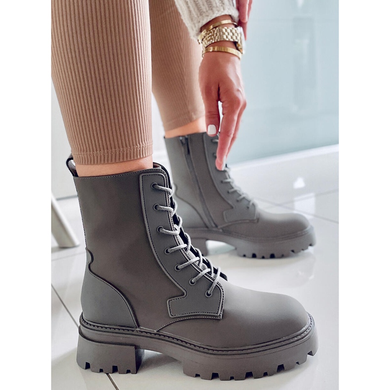 PA1 Stivali stringati Tamar Green verde 2