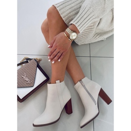 Classici stivali Alona Beige sul palo 2
