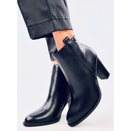 Classici stivali Alona Black sul palo nero 2