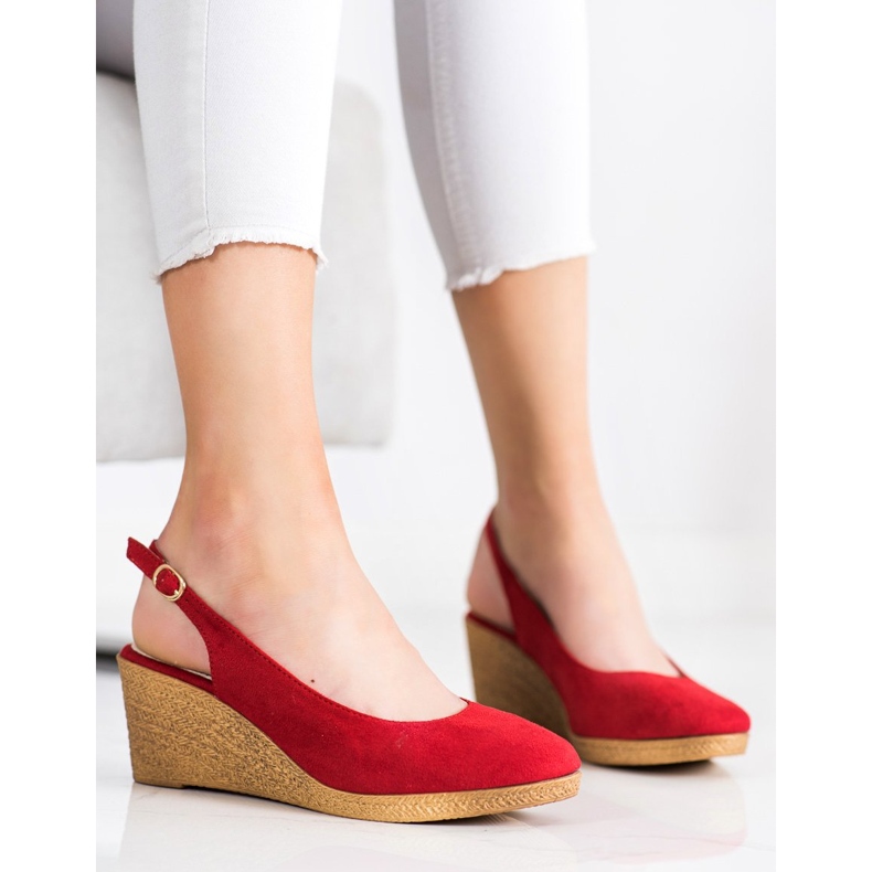 Goodin Comode pompe a cuneo rosso 1