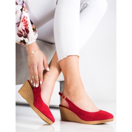 Goodin Comode pompe a cuneo rosso 2