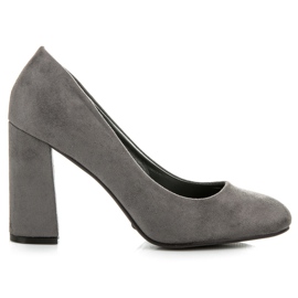 Seastar Décolleté in pelle scamosciata grigio 2