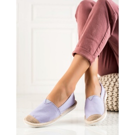 DK Espadrillas viola alla moda 1