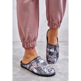 BEFADO S.A. Pantofole Befado Kotki 155D208 Grigio 1